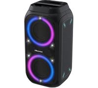 Hisense Party Rocket 160 Enceinte Portable compacte avec Mode karaoké et Volume sonore de 160 W, 5 Effets d'éclairage, jusqu'à 12 h d'autonomie, Bluetooth, entrée MIC, AUX, USB, IPX4