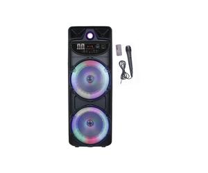 Enceinte nomade - INOVALLEY - MS02-XXL-N - Lumineuse - 1000 W - Bluetooth - Autonomie 2 à 3 heures - Fonction karaoké