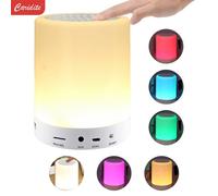 Enceinte nomade,Lampe de chevet tactile avec haut-parleur Bluetooth,7 couleurs de lumière Led,ambiance changeante[F941222719]