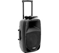 Enceinte PA mobile Omnitronic MES-15BT2 38 cm 15 pouces sur secteur, à batterie 1 pc(s)