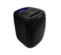Enceinte Party Cube sans fil avec effets lumineux - Noire et bleue