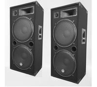 Paire d'enceintes passives Sono PA 2x15/38cm 2x2000W 3 Voies bassreflex LSC215