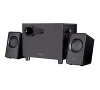 Enceinte PC 2.1 avec caisson de basses - SVATV - 18W (9W RMS) - Alimentation USB - Système audio Jack 3,5 mm - Compact