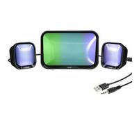 LinQ Enceinte PC Bluetooth avec Prise Jack 3.5mm Noir