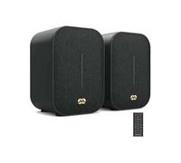 MOZOS Enceintes bibliothèque 2.0 sans fil 50W RMS Bluetooth RCA Noir - 45Hz-20kHz
