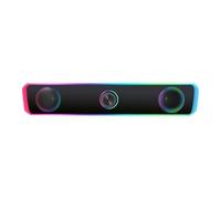 Enceinte PC - Haut-parleur de jeu filaire portable | Petit haut-parleur pour ordinateur portable, tablette, téléphone, ordinateur, connexion jack audio 3,5 mm