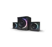 Nova Gaming Enceinte 2.1 GS305 SERPENTIS – RGB, caisson de basse, Jack 3,5 mm, USB, Micro-SD – Noir