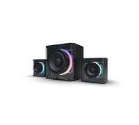 Nova Gaming - GS305 SERPENTIS - Enceinte 2.1 Gaming RGB - Caisson de Basse, Animation RGB, Ports Jack 3.5mm, USB et Micro-SD