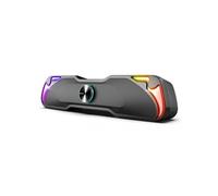 Enceinte PC sans fil SoundPhonic RGB Bluetooth Noir