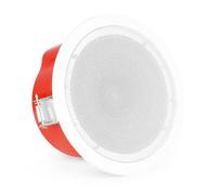 Power Dynamics CSF6 - Enceinte Plafond avec Grille de Protection 100V - Blanc, Puissance 6 Watts Haut-Parleur sans Fil, Grille en Métal Durable, Idéal pour Diffuser de la Musique en Intérieur