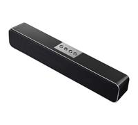 Enceinte Plug and Play, son haute fidélité, compatibilité totale, pour ordinateur de bureau, 38,1 x 6,5 x 5,6 cm, son puissant