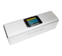 Enceinte portable 6 W Technaxx MusicMan MA Display Soundstation argent