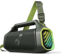 Enceinte portable Anker Soundcore Boom 2 Plus, 140 W, BassUp 2.0, IPX7, lumières RGB, batterie externe, Bluetooth 5.3, vert