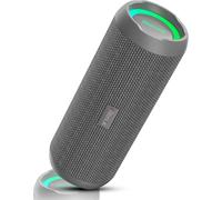 Enceinte Portable Bluetooth Aux Basses Renforcées, 30H, Bluetooth 5.3, 30W Enceinte Puissante, Ipx7, Aux, Tf Carte, Pour Fêtes/Voyage/Extérieur, Gris
