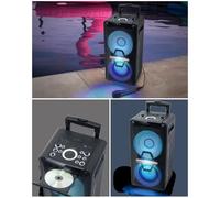 Enceinte portable Bluetooth CD - MUSE - M-1920 DJ - 300W - Batterie intégrée - Lumières multicolores