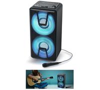 Enceinte Portable Bluetooth CD - BT/CD/AUX/USB - 150W - Led RGB - Micro filaire
