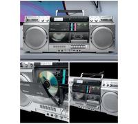 Enceinte portable (Ghetto Blaster) - MUSE - M-380 GB - 80W - CD/Cassette/USB - Bluetooth/FM