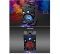 Enceinte portable Bluetooth - MUSE - 150 W - Radio FM - Effets lumineux - 2 entrées micro