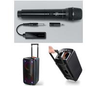 Enceinte Portable Bluetooth Nedis - Modèle Trolley - 240W - MEGA BASS - Karaoke - LED RGB