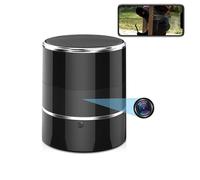 Enceinte Portable Caméra Espion 1080p 5MP Mouvement IR Enceinte WiFi Bluetooth + SD 8Go YONIS