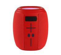 Enceinte Portable, éclairage Dynamique, 11,4 x 11,4 x 13,1 cm, Haut-Parleur Audio sans Fil, boîte de Son Lumineuse, Design étanche, pour la Maison, Le Camping, Les fêtes