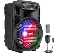 Enceinte Portable,Enceinte Bluetooth,300W,Utilisation Intérieur/Extérieur,Haut Parleur Sono Avec Caisson De Basses,Tweeter,Entrée Microphone,Lumières De Fête,Usb,Radio,Télécommande