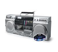 Enceinte Portable Hifi 80W Muse M-380 GBS Ghetto Blaster Enregistreur de cassette CD RADIO FM BLUETOOTH -Écran LCD, Soucoupe LED