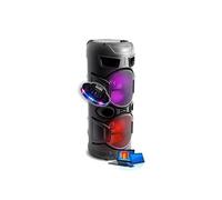 Enceinte portable IBIZA PLUTON 300W Bluetooth USB MicroSD Radio FM Effets lumineux OVNI