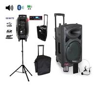 Enceinte portable - IBIZA SOUND - Port12VHF-BT - Caisson 30 cm (12"") - 350W RMS - Bluetooth USB/SD