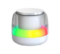 Enceinte Portable - Mini Lecteur Audio sans Fil, Haut-Parleur de Chambre, boîte de Son à lumière dégradée, Haut-parleurs compacts de Voyage, Appareil de Musique de fête à la Maison | Connexion de