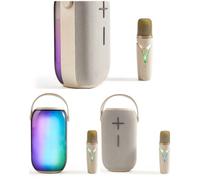 Enceinte Portable - MSD - Karaoke Bluetooth - 16W - Autonomie 5h - LED RGB