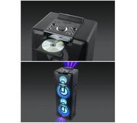 Enceinte portable - MUSE - CD1000 - Double 1000W - Bluetooth & NFC - Lecteur CD/USB, entrées micro/guitare