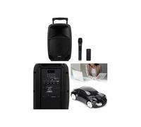 Enceinte portable PRO MALIBU-310 10'' Karaoke Bluetooth USB FM Micro sans fil Télécommande TWS Noir