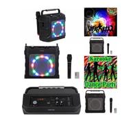 Enceinte Portable - PRO PARTY - Karaoke - Bluetooth - 20W - LED RGB - Micro sans fil