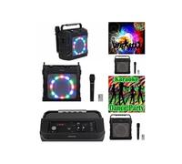 Enceinte Portable - PRO PARTY - Karaoke - Bluetooth - 20W - LED RGB - Micro sans fil