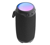 Akashi Enceinte Bluetooth 10W Portable Autonomie 10h LED Multicolore Noir