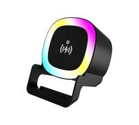 Enceinte Portable Sans Fil - Appareil de Musique avec Veilleuse Intégrée,Enceinte Nomade de Bureau et Voyage,Pour Bureau Domicile Chambre Salon Salle d'Etude Cuisine Dortoir Atelier et Table