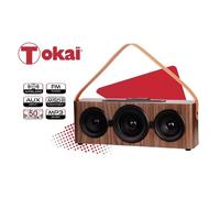 ENCEINTE PORTABLE SANS-FIL AVEC RADIO FM, SUPPORT TÉLÉPHONE ET DRAGONNE - TOKAÏ