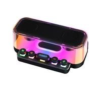 Enceinte Portable sans Fil | Enceinte Portable Punk Mécanique sans Fil,Portable avec Son Stéréo Lumières RGB Lecteur Musical Décor Mécanique pour Intérieur Voyage Bureau