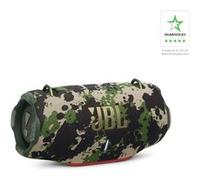 JBL Xtreme 4, Enceinte Portable Bluetooth avec Son Pro, jusqu'à 24h d'autonomie, Recharge Rapide, Étanche Indice IP67, bandoulière Incluse sans Adaptateur PD, au Motif camouflé