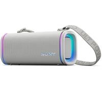 Sony ULT FIELD 5 - Enceinte portable Bluetooth puissante, batterie 25 heures, 2 modes ULT POWER SOUND, IP67, étanche à l'eau et à la poussière, éclairage à 360°, bandoulière amovible, compacte - Blanc