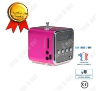Enceinte Portable - TD® - TD-V26 - 4GB - Rose - Micro SD, USB, FM