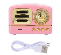 Enceinte portable vintage, élégante et compacte, batterie rechargeable et appels mains libres : votre compagnon de divertissement au quotidien.