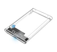 LogiLink 2,5 Extern. Encl. USB 3.0, , screwless, transparent