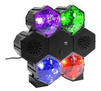 Enceinte Projecteur Disco 4 Spots - DANCING - ALTOBUY Noir