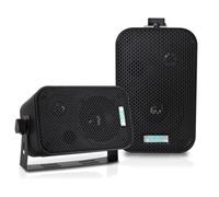 Pyle Système d'enceinte extérieur marine 2 voies 300W – Woofer 8,9 cm, Tweeter 2,5 cm