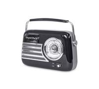 Madison Enceinte Radio Vintage FREESOUND-VR40B 30W Bluetooth Rechargeable USB Noir