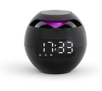 - Enceinte Réveil Compatible Bluetooth® Tes255 ¿ 2 En 1, Rechargeable, Autonomie 3H, Micro Intégré, Lumières Changeantes
