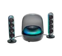 Harman-Kardon Enceintes sans fil Soundstick 5 – 2.1 canaux Bluetooth, HDMI, éclairage – Noir