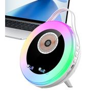 Enceinte sans Fil À Induction,Support pour Téléphone avec Capteur RGB et Audio - Enceinte de Charge par Induction pour Téléphone | pour Bureau Salle de Séjour Chambre Appartement Dortoir Chevet